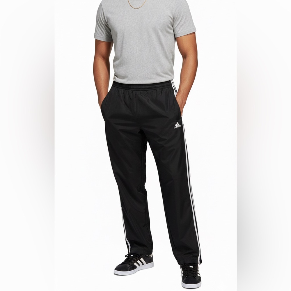 Adidas lined windbreaker pants